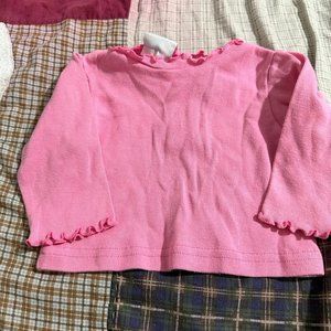 Vintage Cradle Togs Pink Long-Sleeve Top Size 3-6 Months
